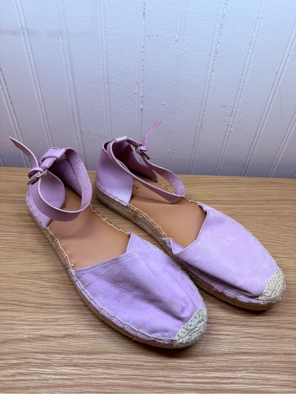 Old Navy Lilac Ankle-Strap Espadrilles